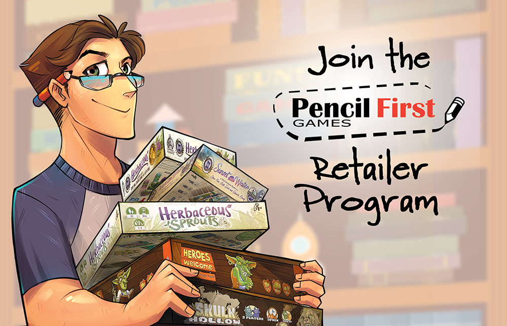 Join the Pencil First Games Retailer Program