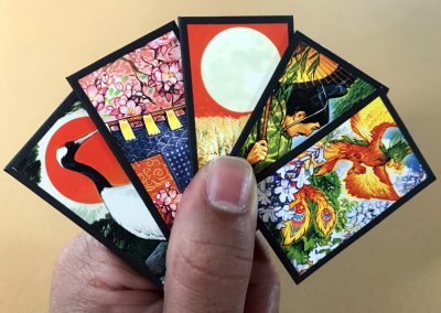 Hanafuda Cards in Hand