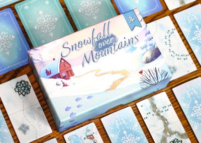 Snowfall Over Mountains Box and Components